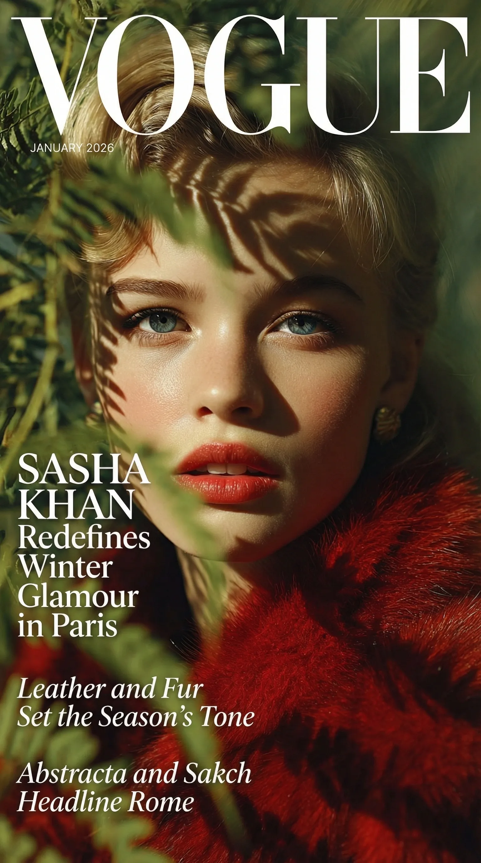 Sasha Khan Vogue Cover